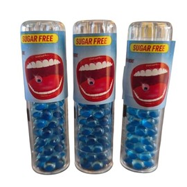 PaperMints Mint Cool Caps Twist Tube (60 caps per tube) - Fresh Breath Capsules (3 x Tube (180 caps), Mint)