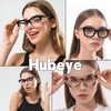 Hubeye 5 Pairs Oprah Style Square Reading Glasses for Women