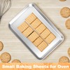 Dyrfolm 6 Pcs Baking Sheet Stainless Steel, 8''L x 5''W