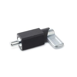 Ganter Normelemente Spring latch for welding, door latch - GN 722.1-16-30-A-ST | Bolt diameter 16 x 20 mm
