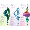 Shimmerz Cyclone Small Green Wind Spinner Hanging Garden Ornament Crystal