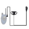 HYS Talkabout 2.5mm Earpiece D Ring Headset Compatible with Motorola