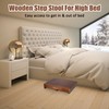 Wooden one Step Stool- Solid Pine Wood Step Riser with