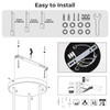 SERBASIC Ceiling Lights Fittings 3 Way Ceiling Light with E27