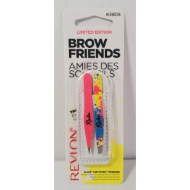 Revlon Brow Friends Tweezer Set - Limited Edition - Slant & Point - Live Boldly