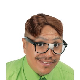 Empire Magic Star Power Black Toupee Wig | 100% Synthetic | Costume Wig | One Size | Modern | Unisex | Black