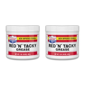 Red N Tacky Grease – 1 lb Tub | Heavy-Duty, Multi-Purpose Lithium Complex Grease for Automotive, Industrial, and Agricultural Applications | 2 Pack Special