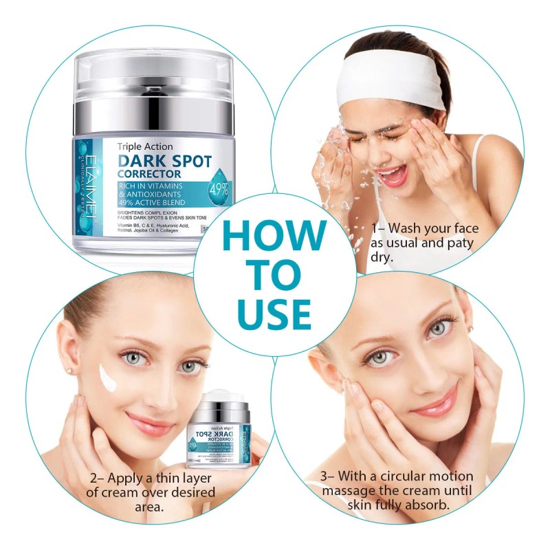 Crema Facial Aclara Manchas Despigmentante Corrector 50ml