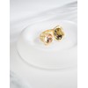 Melhill Antiqued Crystal Ring for Women Rhinestones Gemstones 18k Gold-Plated