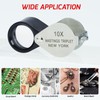 10x Magnifying Glass Jewellery Magnifying Glass 16 mm, Triplet Optical