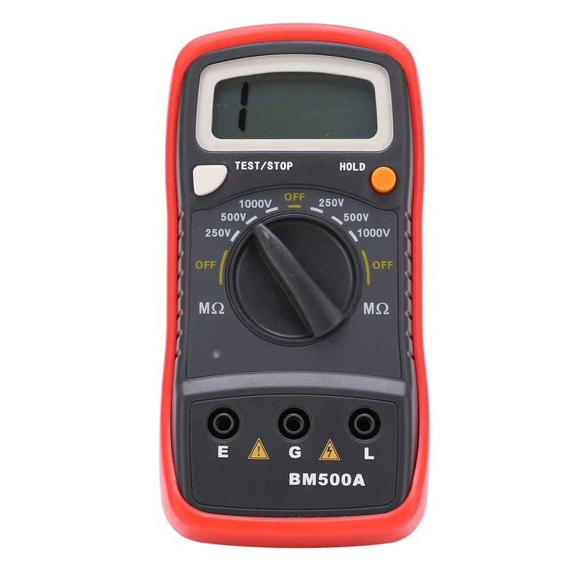 BM500A 1000V LCD Resistance Tester Digital Insulation Resistance Meter Megohm