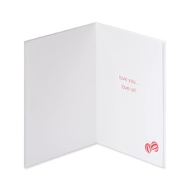 Papyrus Romantic Christmas Card (Love Us)