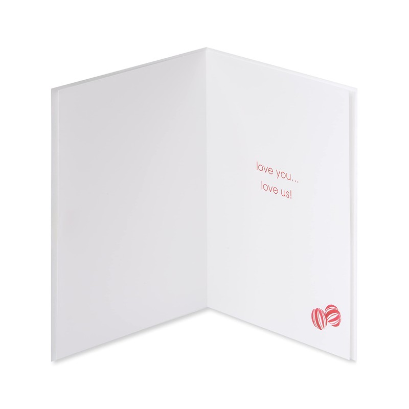 Papyrus Romantic Christmas Card (Love Us)