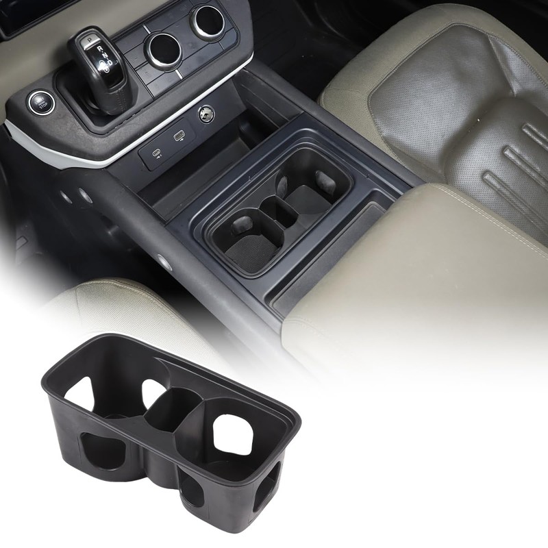 for L@nd Rover Defender Center Console Cup Holder Insert (2020-2025)