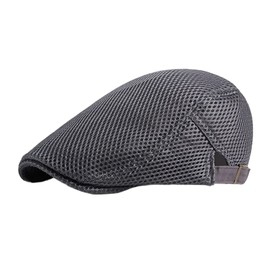 Kingsie Men's Mesh Hunting Cap, Golf Hat, Breathable, Outdoors, Present, Summer, Father's Day, gray