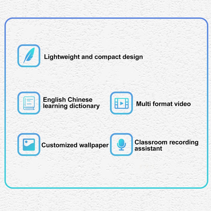 MP3 MP4 Player Bluetooth Lightweight Portable HiFi Music Player with