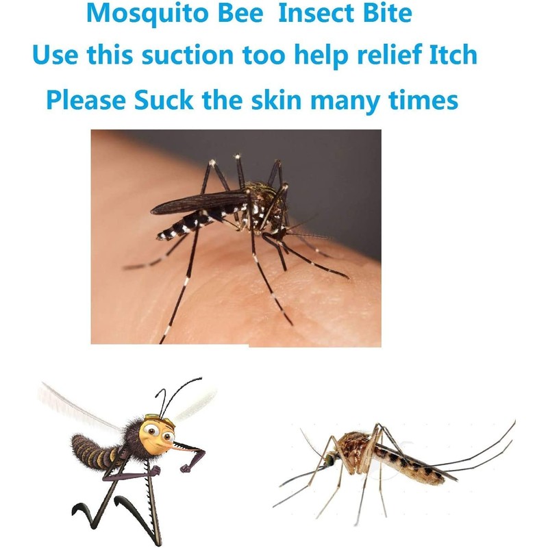 Finever Mosquito Bee Bug Sting Bite Kit Suction Tool Safety