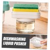 ORFOFE Automatic Liquid Doser Dish Soap Pump Sponge Holder Kitchen