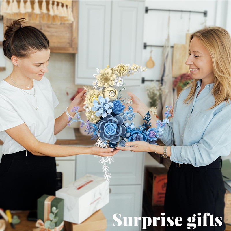 Nayihoop Moon Flower Building Set Botanical Collection Blossom for Wall