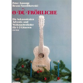 O du fröhliche – Die bekanntesten Advent and Christmas Songs for 1-2 Guitar Including Practical Sheet Holding Clip (Pages) by Peter ANSORGE Bruno Szord Ikow Ski [German Language]