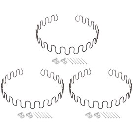 sourcing map 3Sets Upholstery Spring Replacement Kits, 35.43" Sagging Cushions Repair Kit with Clips Nails for Furniture Sofa Recliner Chair