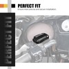 NICECNC Black Clutch Pump Covers Front Clutch Reservoir Cap with