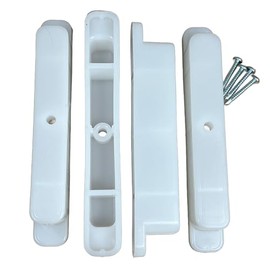 False Front Clips/Connectors/Blocks Mount Your Fake Drawers and Fake Cabinet Fronts to Cabinet Frames. (Choose Your False Front Clips Size and Amount) by E.H.C. (4 1/2" opening x 3/4" Thick, 2, Set)