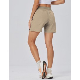 ZUTY - Paquete de 2 pantalones cortos deportivos para mujer, de 5 pulgadas, pantalones cortos básicos para correr, ligeros de secado rápido, pantalones cortos de entrenamiento de gimnasio con