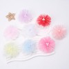 ZOLYCO 3.5 Inch Lace Pearl Bow Clips for Women Girls