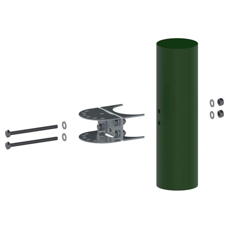 Ghost Controls AX4R Round Post Adapter Brackets to Adapt to