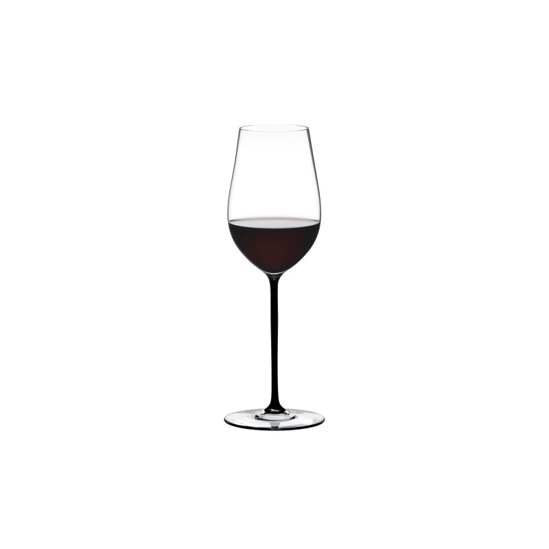 Riedel Fatto A Mano Riesling/Zinfandel Wine Glass, Black
