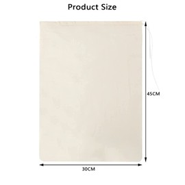 2PCS Nut Milk Bags, 18IN * 12IN Natural Cheesecloth Bag, Reusable Almond Milk Bag, Unbleached Cotton Cloth Bag for Soup Cheese Coffee Juice Soup Herbs