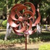 360 Degrees Metal Swivel Classical Wind Spinner Willow Leaves for