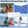 2 Pcs Plastic Flexible Drawstring Threader,58.2cm/23in Hoodie String Threader Drawstring