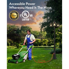 VIANIS 82.9" H Dusk to Dawn Lamp Posts Outdoor Lighting with Outlet, Black 3-Head Outdoor Post Lights, Waterproof Anti-Rust Outdoor Street Light Fixtures for Garden Yard(Hardwired 120VAC)