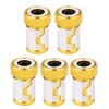 5Pcs Screwdriver Magnetic Ring Bit, Magnetizer Ring Aluminum Alloy Screw