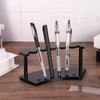 PATIKIL 2Pcs Horizontal Acrylic Pen Holder Display Stand Pen Rack