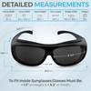 iSafety Polarized Cataract Surgery Recovery Sunglasses – UV400 Wraparound Protective