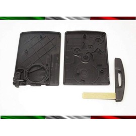 Remote Key Shell for Renault Megane Clio Captur Laguna Koleos Scenic Kadjar Smart Card Key Cover Replacement Housing 4 Buttons Repair Replacement Blade Flat Card