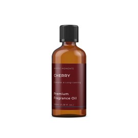 Mystic Moments | Cherry Fragrance Oil 100ml | Sweet Juicy Cherry Aroma for Candles, Soap & Diffusers | Bright Fruity Scent