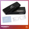FEISEDY Blue Light Filter Glasses Men Women Rectangular Blue Light