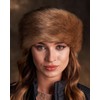 Futrzane Classic Headband - Faux Fur Headbands for Women -