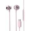 Elecom EHP-DF13IMPN Earphones, Type-C Wired In-Ear (Semi-Open), Heavy Duty Cable,