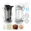 2pcs Shaker Proteína 500ml Con Esfera Mezcladora Genérico