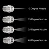 uxcell 4Pcs Pressure Washer Tip 1/4" Male NPT Threaded Spray