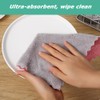 20 Pack Coral Fleece Dish Cloths with Durable Material, Ultra-Soft