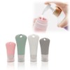 Travel Portable Cosmetic Shampoo Liquid Silicone Ring Empty Bottle - 90ml 4 Color Set / 여행 휴대용 화장품 샴푸 액상 실리콘 고리형 공병 - 90ml 4색상세트