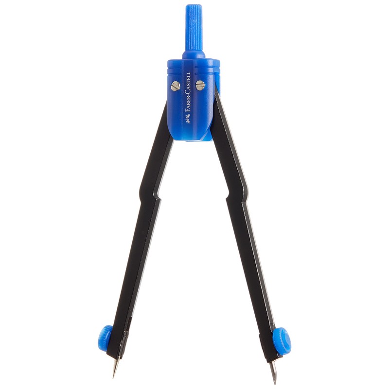 Faber-Castell Compass For School & College, Multicoloured, Small