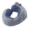 Self Inflatable Travel Pillow U Shaped Portable Neck Chain Support