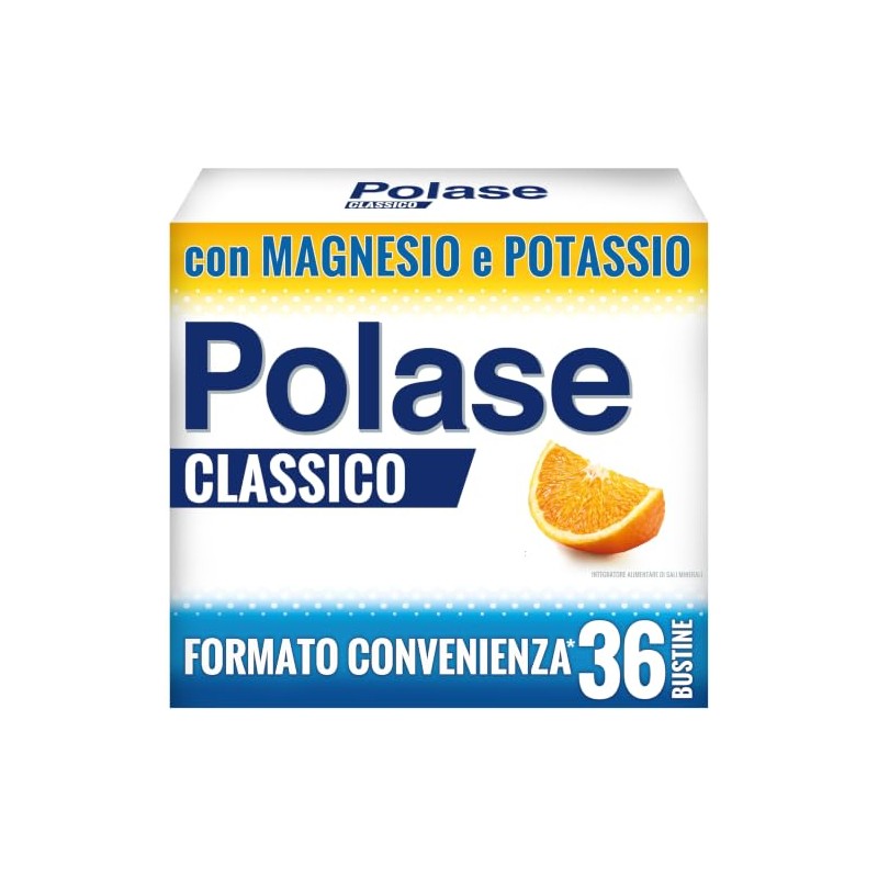 Polase Classico, Magnesio e Potassio,Integratore Alimentare, contro Stanchezza e Fatica